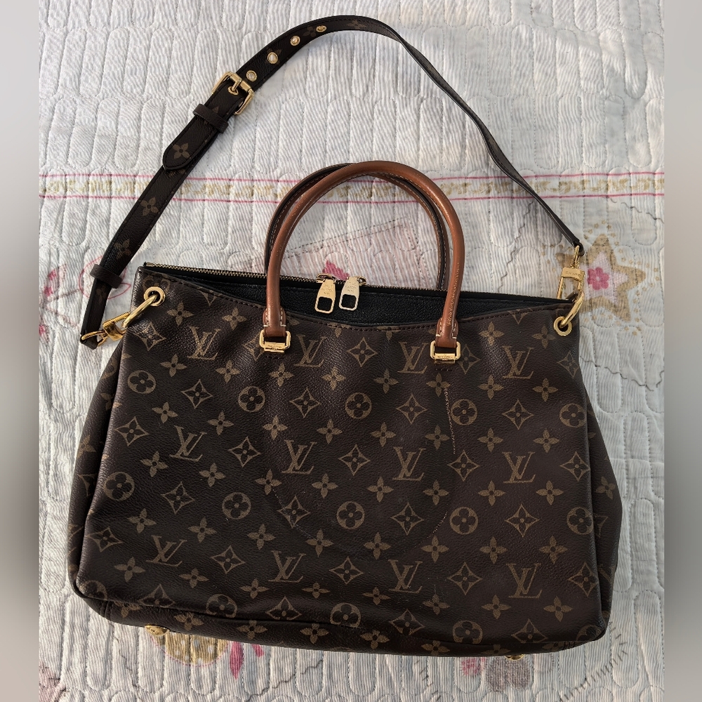 LV Monogram Pallas MM
